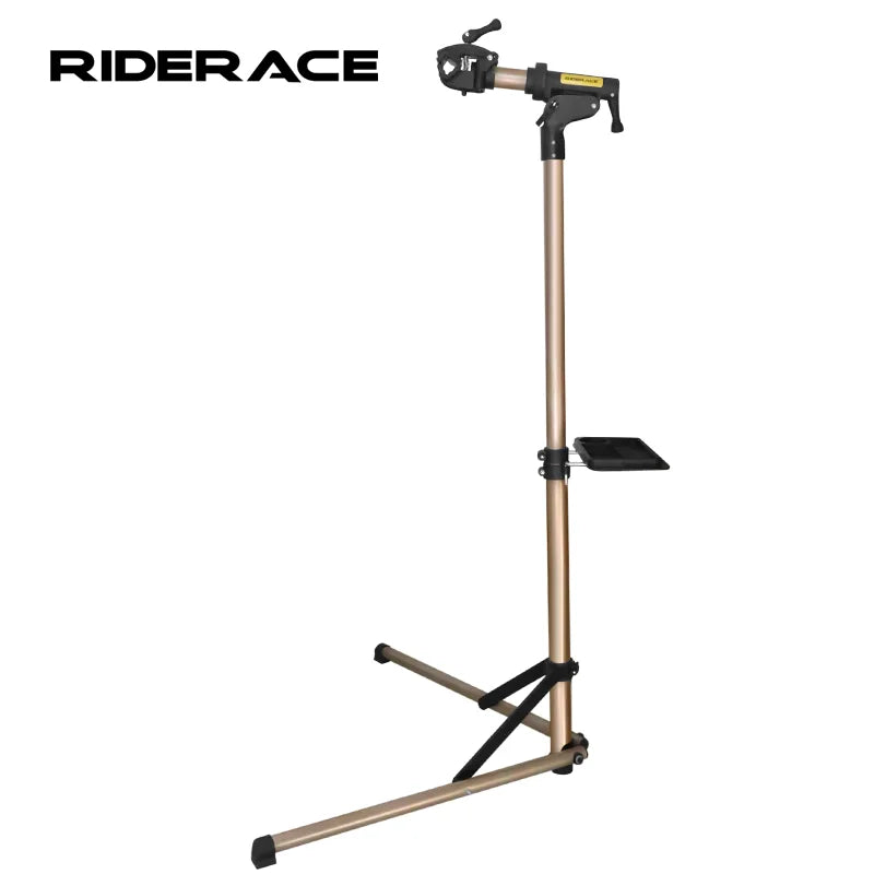 RIDERACE Bicycle Repair Stand Professional Adjustable Road Bike Maintenance Rack Durable Aluminum Alloy Foldable Storage Holder