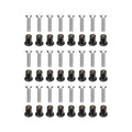 M5  Neoprene Well Nut Brass Insert Nuts With M5 X 25mm Stainless Steel Pozi Screw Bolt