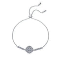 925 Sterling Silver Sunflower Moissanite Bracelet D Color Vvs1 Gra Certified Moissanite Adjustable Bracelet for Women