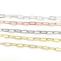 14k /18k Gold Plated O Chain With Brass Base for Jewelry Making