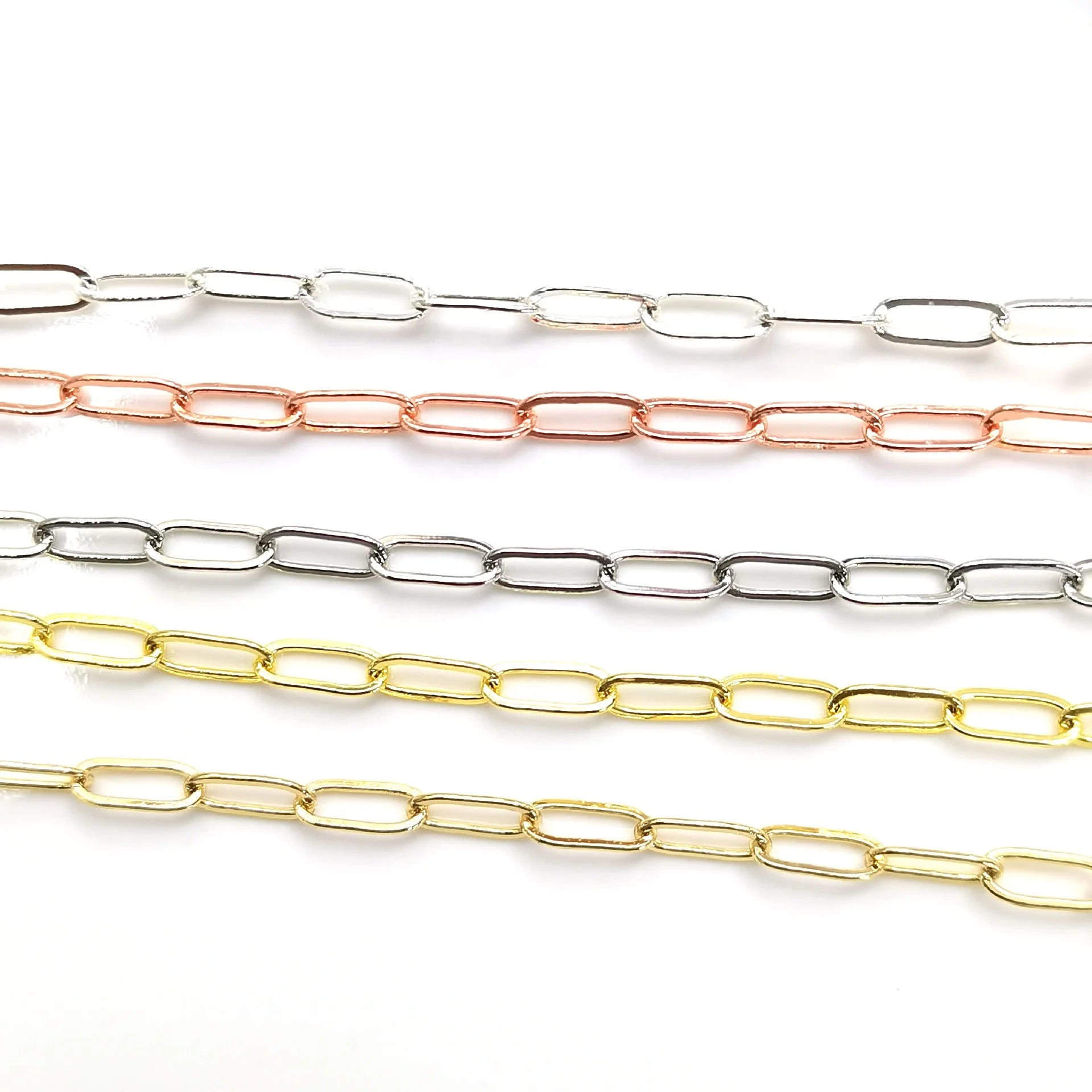 14k /18k Gold Plated O Chain With Brass Base for Jewelry Making