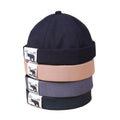 MIO Classic New Style Street Solid Color Unisex Hip-hop Hat Docker Caps Rolled Cuff Cotton Brimless Beanie Adjustable