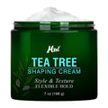 Private Label Tea Tree Shaping Cream Strong Hair Styling Cream with Collagen for All Hair Types Men and Women