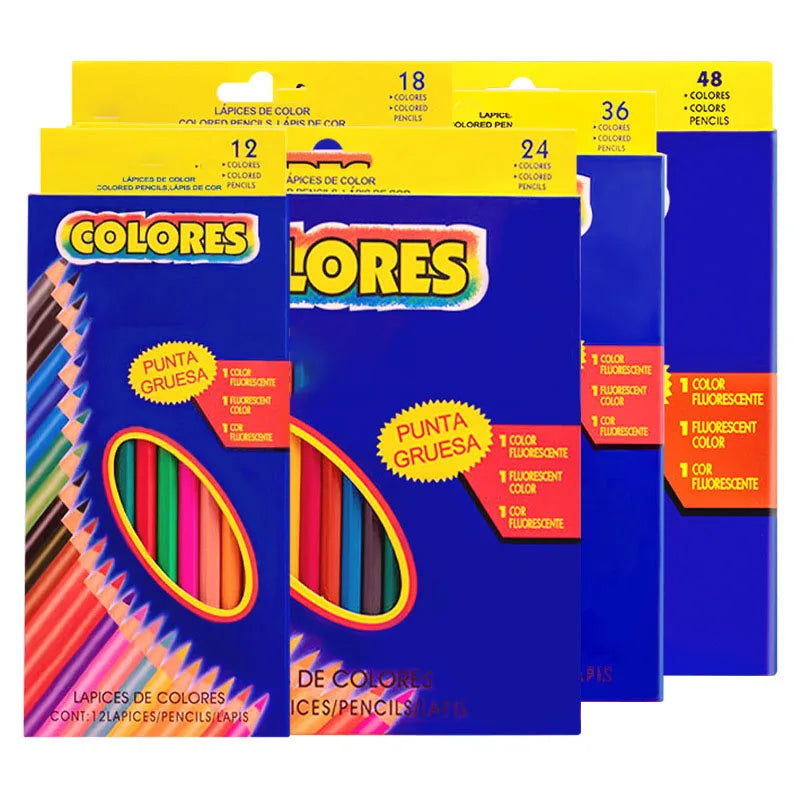 Professional 48 Pcs Colored Pencils Set Personalized Stationery Oil for Student Drawing