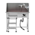 Portable Kiddie Dog Pool for Dog Kids Stainless Steel Bathing Tub Outdoor Pet Swimming Pool for Large Small Dogs