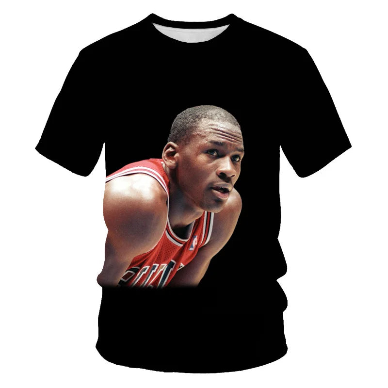 Fitspi Summer New Men's Basketball Jersey T-shirt Wholesale Star Breathable Sweatshirt Soft