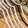 Garment Accessories Embroidery White Lace Underwear Trimming Factory Wholesale High-quality Water-soluble 100% Cotton