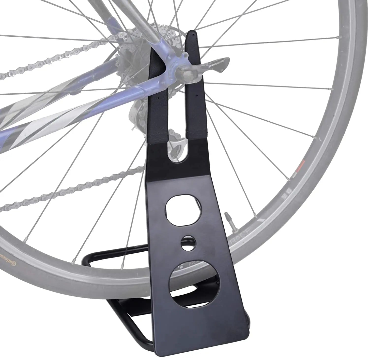 Steel Bike Rear Wheel Holder Stand Base Bicycle Park Repair Display Rack for 26-29 Inch Mountain Road Bikes