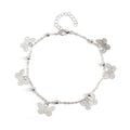 HOVANCI Hotsale 18K Gold Plating Adjustable Hollow Insect Butterfly Charm Anklet for Summer Beach Holiday