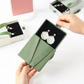 Hot Selling Drawer Type Jewelry Box Paper with Handle for Wedding Travel Portable Ring Earrings Necklace Gifts