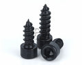 Free Shipping M2 M2.6 M3 M3.5 M4 Carbon Steel With Black Hexagon Socket  Head Self Tapping Screw Model Screw