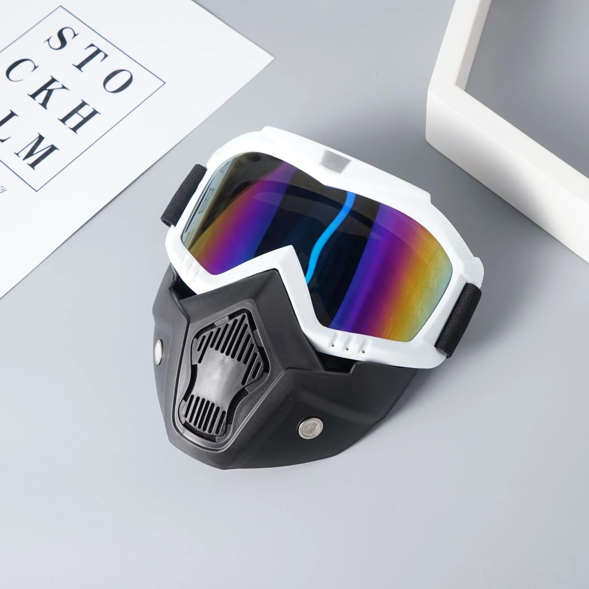 Windproof Motorcycle Mask Moto Cross Mask Anti Fog Ridding Eyewear Goggles