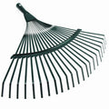 22 Tooth Rake Adjustable Durable Garden Rake for Leaves High-carbon Steel Artificial Turf Rake