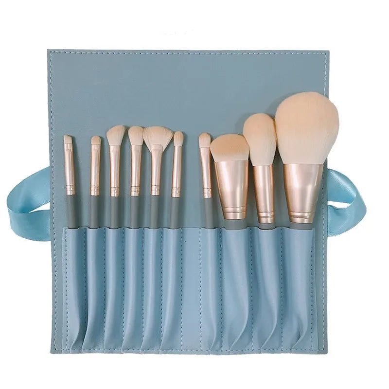 Beauty Planet 10 Pcs Make Up Set  Wool Resin Brush Handle  for Women Makeup Foundation Beauty Cosmetics Private Label