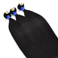 Bone Straight Human Hair Extension Double Weft Double Drawn Cut From One Donor Cuticle Aligned Human Hair Weft