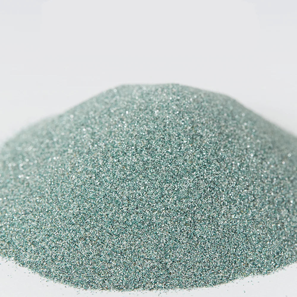 Jewelry Sandblast Abrasive Sand Polishing Media Emery Abrasive Green Silicone Carbide Abrasive Material for Jewelry Polishing