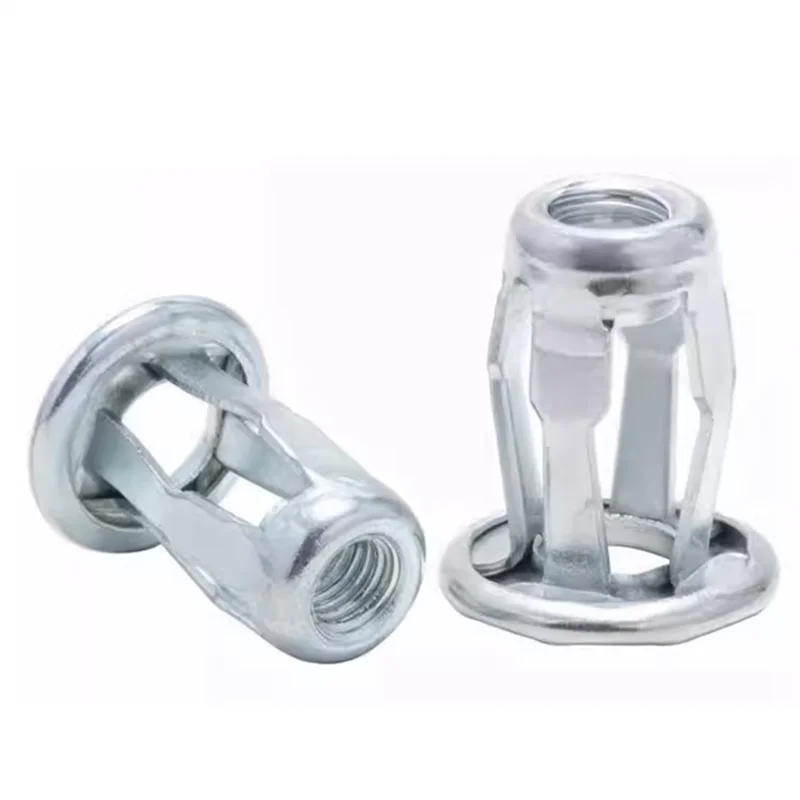 304 Stainless Steel M4 M6 M8 Jack Petal Rivets Nuts Metal Expansion Nut for Hollow Panels Thin Soft Wall M5 X 25mm for Lamp