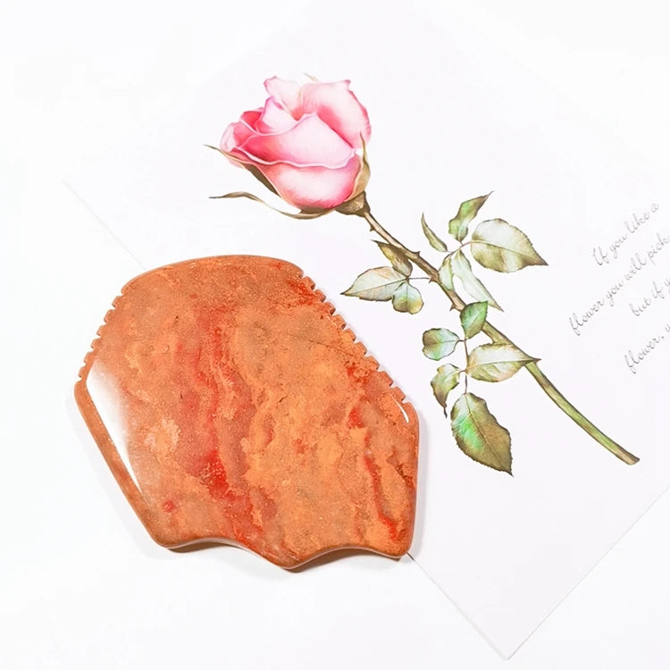 DIY DIY Crystals Hot Sell Gua Sha Board Facial Face Slimming Body Massager Mookaite Stone