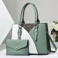 2026 Oem Quality Big White Designer Ladies Luxury Hand Bag Pu Leather Women Full Set