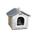 Hot Sale Pet Cat House Closed Comfortable Cute Design Cotton Creative Removable Warm Cat Bed