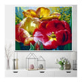 Flower Full Drill Picture With 5D Diamond Painting Square/Round Landscape Rhinestone Diamond Embroidery Home Decor for Adult Kit