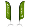 Outdoor Advertising Promotional Flags and Banners Cheap Beach Teardrop & Feather Flags Flying Banner-Quality Print