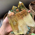 Wholesale Natural Citrine Quartz Healing Stones Folk Crafts Engraved Point Tower 2''-5'' for Fengshui & Wedding Decoration