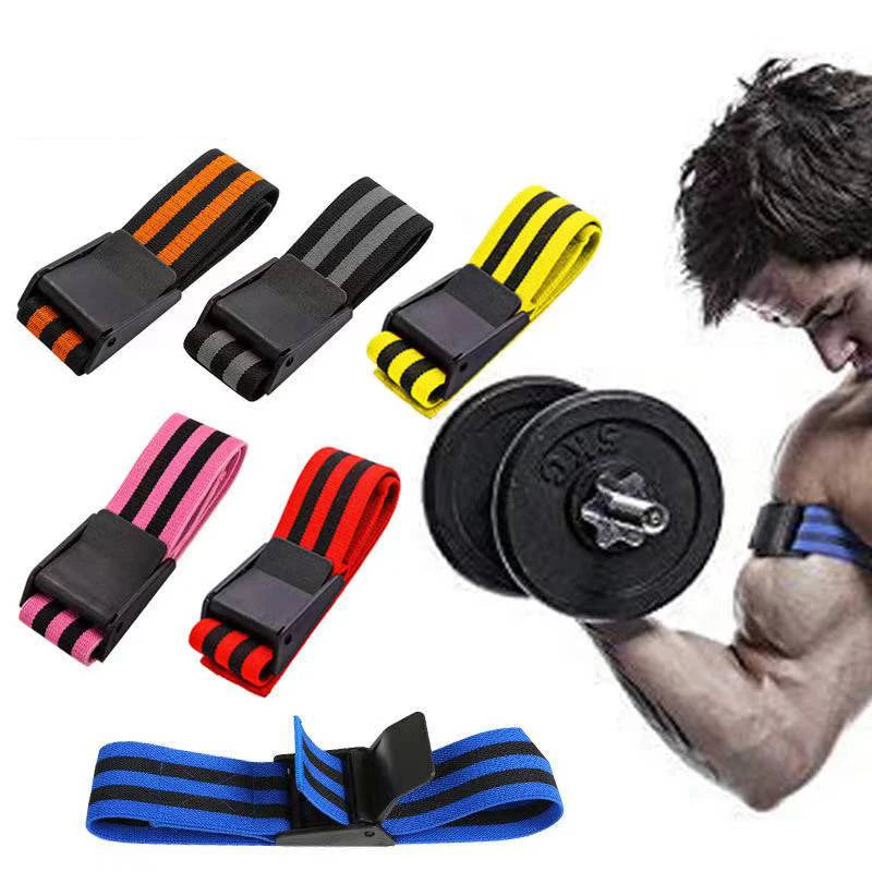 NQ SPORTS Wholesale Arm Weightlifting Strap Elastic Band Fitness Occlusion Belt Muscle Blood Flow Restricting Training Bands