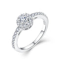 Custom High Quality Eternity Promise Moissanite Diamond Rings 925 Sterling Silver Wedding Engagement Ring for Women