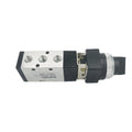 MSV Series 5/2 Way Pneumatic Aluminium Control Valve 1/8 Inch Directional Solenoid for High Temperature Gas OEM Customizable