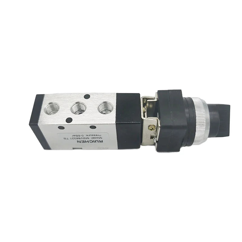 MSV Series 5/2 Way Pneumatic Aluminium Control Valve 1/8 Inch Directional Solenoid for High Temperature Gas OEM Customizable