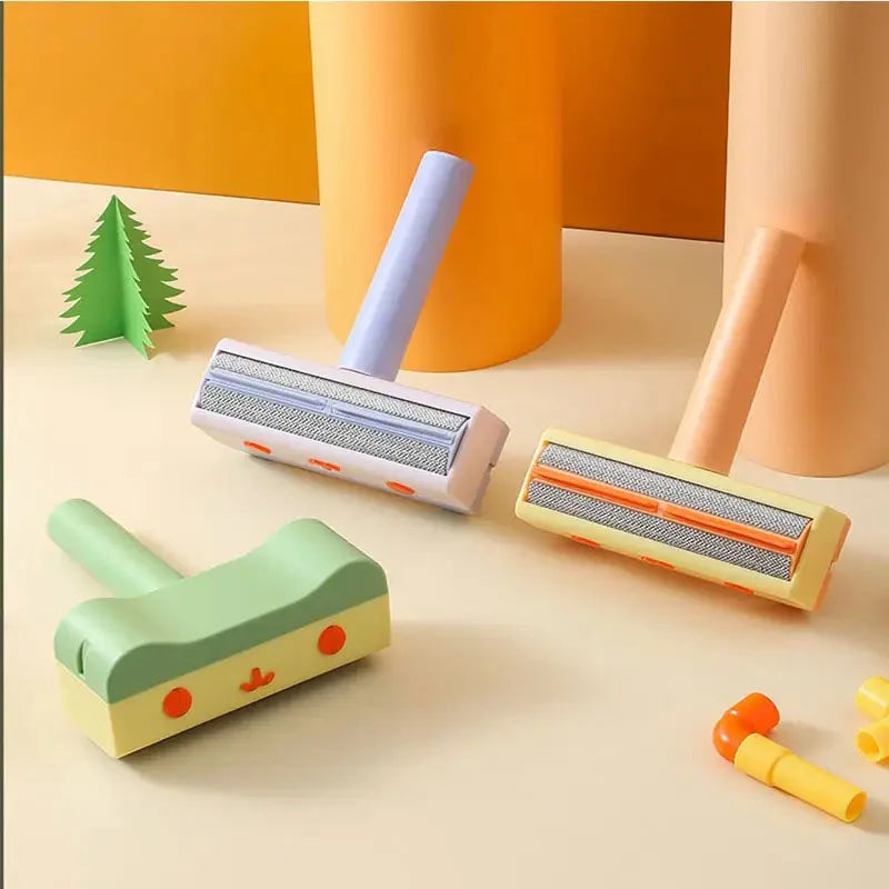 New Design Kitty Pet Hair Remover Roller Portable Lint Remover Detachable Reusable Pet Cat Dog Hair Remover