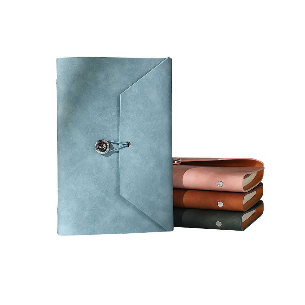 A5 Custom logo Leather Notebook Binder Notebook Planner Loose Leaf Waterproof Journal Notebook