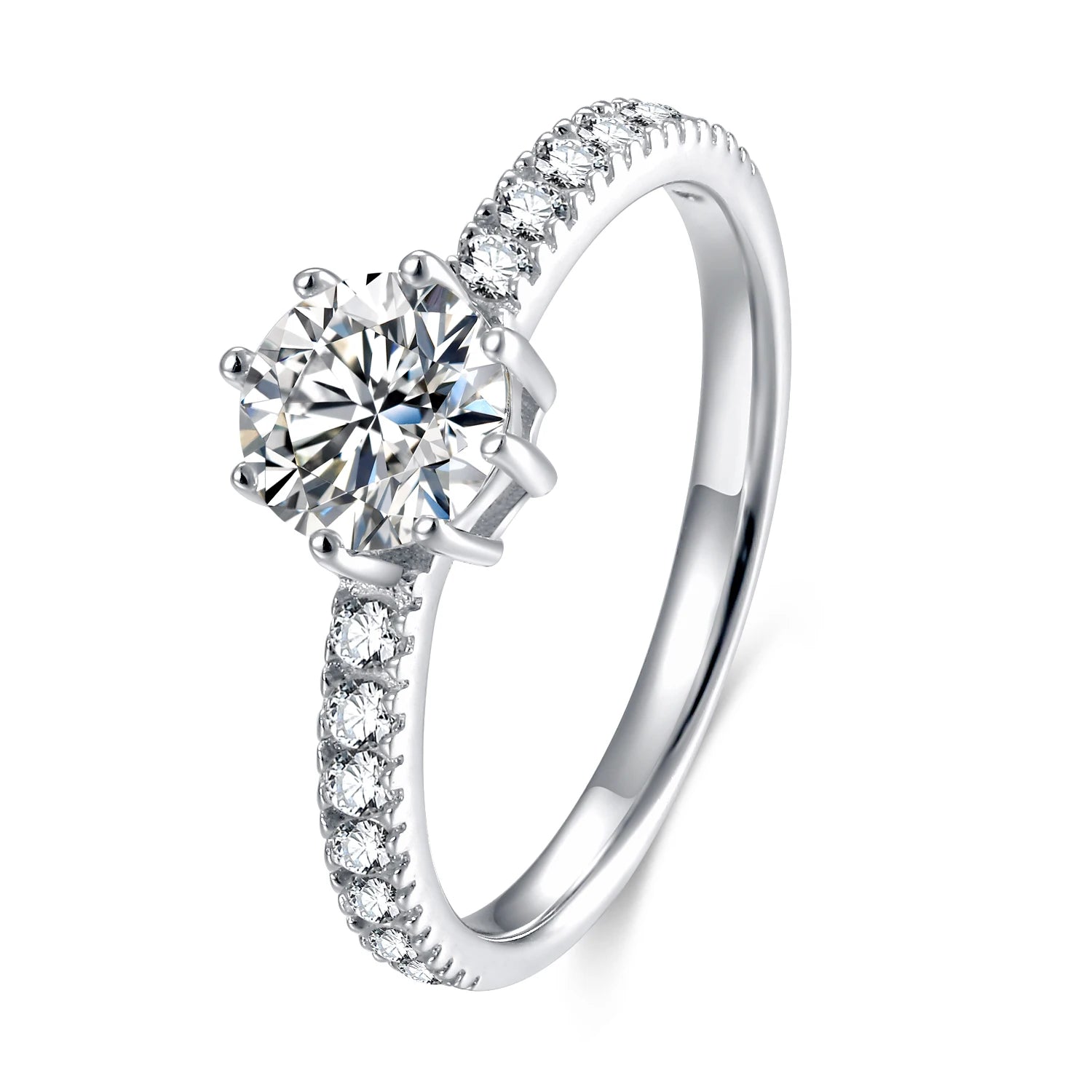 Somen 925 Sterling Silver Ring Women Classic Engagement Wedding Bands Promise Ring Anniversary Gift Fashion Jewelry Dropshipping