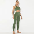 Hot Sale Wholesale Sportswear Skin- Friendly Gym Fitness Workout Yoga Outfit Yoga Hoodies Yoga Leggings Low Moq