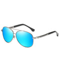 2021 Fashion Cool Aviation Polarized Sun Glasses Double Bridge Metal Eyewear Men Shades Sunglasses