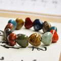 Jingcan crystal new design different shapes ceramic stone bead bracelet unisex multi colors factory stock wholesale ceramic bracelet