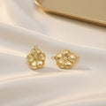 GP US Hibiscus Flower Drop Connector Jewellery 14K Gold Filled for Permanent Jewelry Chains Findings Bracelets Wholesale