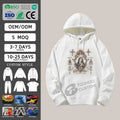 Wholesale New Autumn Acid Wash City Street Boy Hoodie Custom Logo Man Black DGT Zip up Hoodie 400 Gsm Hoodie 100% Cotton