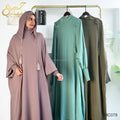 Ramadan EID Prayer Hooded Abaya Women Muslim Dress Modest Dubai Turkey  Prayer Islamic Clothing for Femme Musulmane