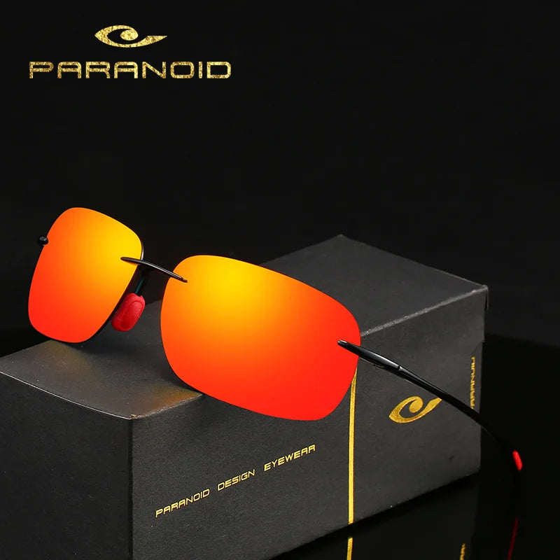 SKYWAY Ultralight Rimless Outdoor Sport Sunglasses Eyewear Men Sports Sun Glasses