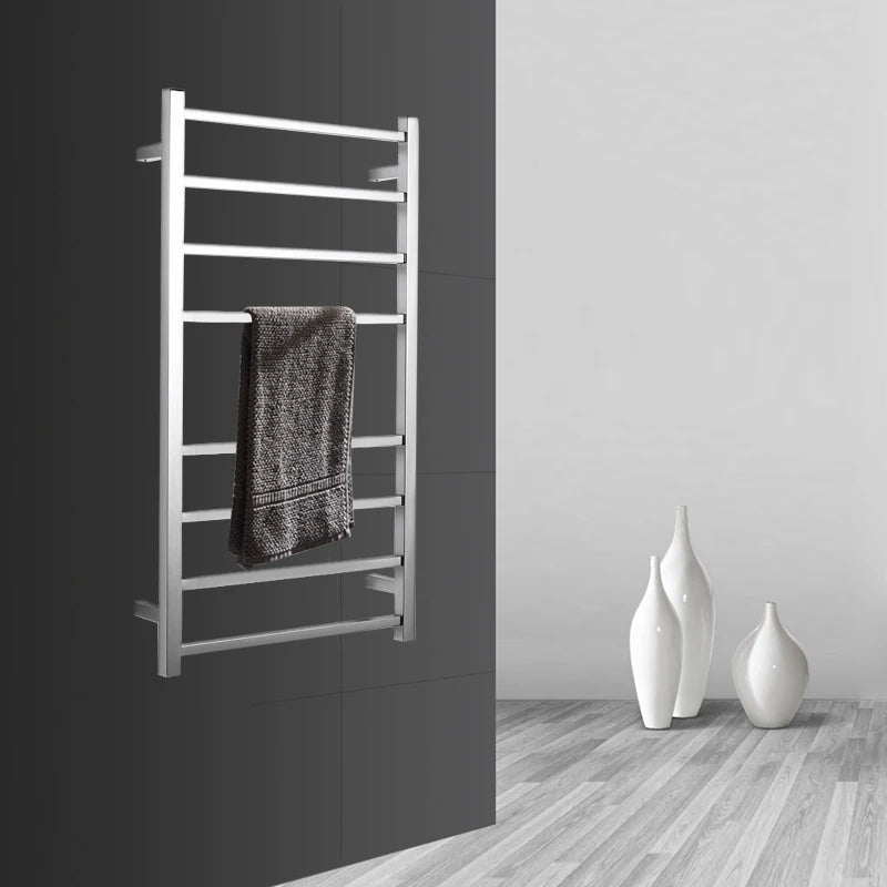 Stainless Steel Bathroom Towel Drying Rack Electric Heated Towel Rail Towel Warmer Heater