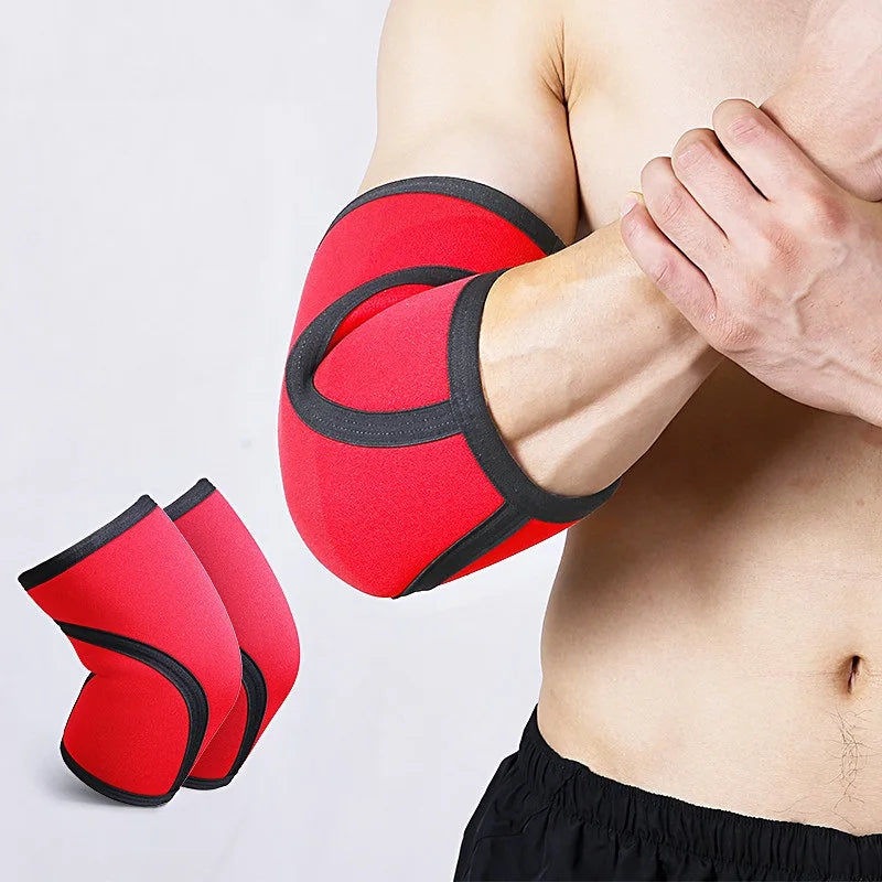 Gym Fitness Weight Lifting 7mm Thick Neoprene Powerlifting Elbow Support