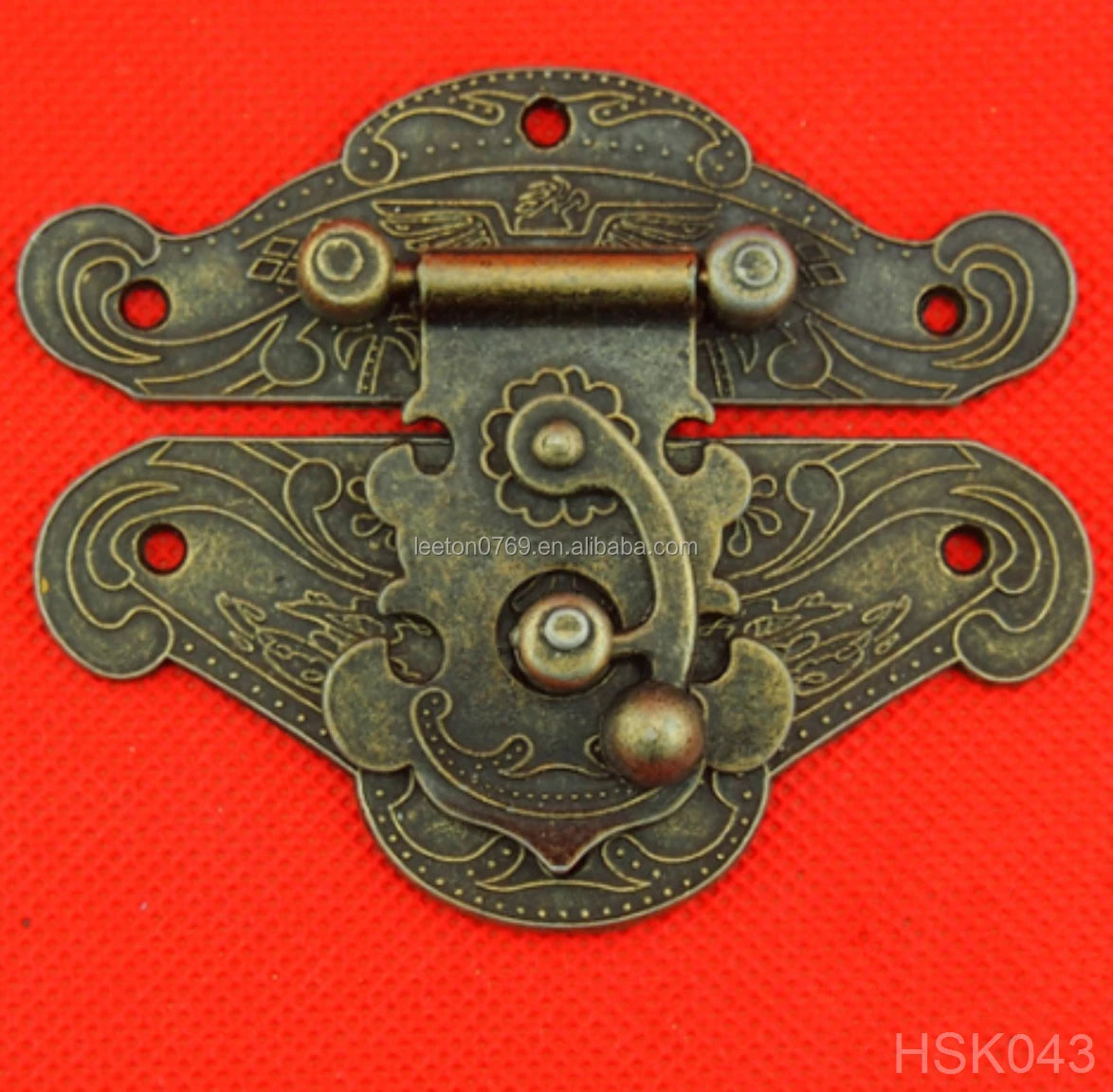 Stock Supply Box Accessories 82 X 65mm Extra Large Sized Zinc Alloy Antique Metal Locks for Jewelry Boxes