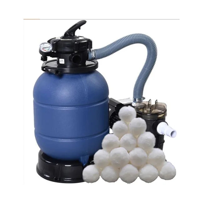 Polyester Plastic 50mm Water Filtering White Fiber Ball Filter Media 700G Pool Filter Ball