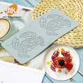 AK Silicone Fondant Moulds Kitchen Bakeware Round Pastry Lace Mat Shrimp Crab Shaped Cake Decorating Supplies Pastry Baking