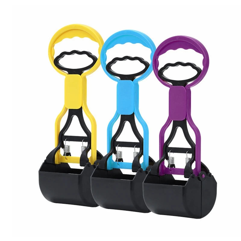 11 Inch Outdoor Pet Pooper Scooper Easy Scoop Shovel Pick Up Animal Feces Picker Short Handle Dog Poop Scooper