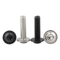 M2 M2.5 M3 M4 M5 M6 M8 Stainless Steel /Black Steel Flange Button Washer Head Torx Machine Screw
