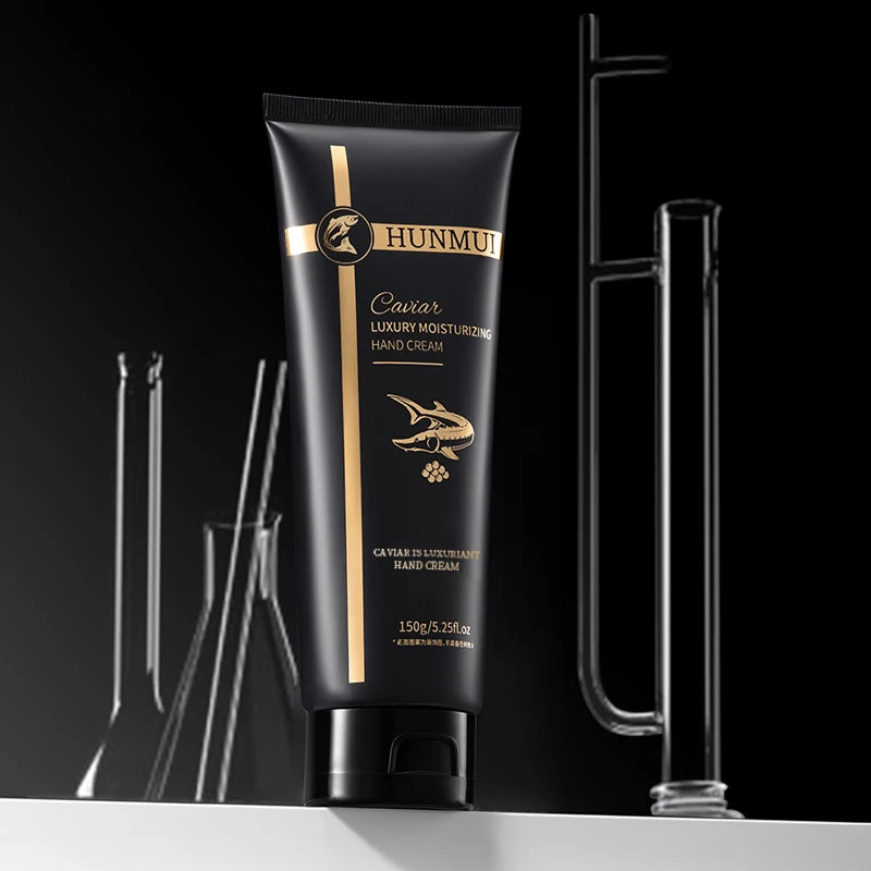 OEM Private Label 150g Caviar Hand Cream Moisturizing Anti-Aging Nourishing Whitening Hand Care Cream for Dry Hands