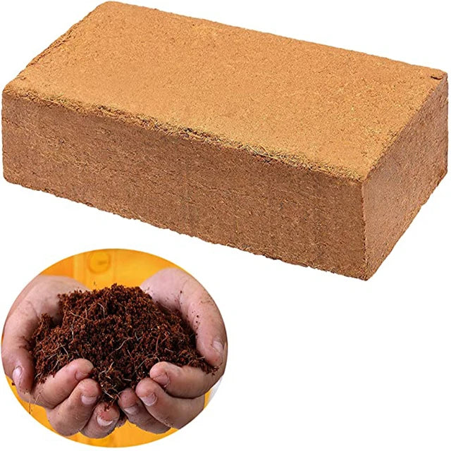 Coconut Coir Bricks Compressed Coconut Fiber Substrate Coir Pith Growing Mediafor Potting Soil Herbs Garden